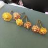 Vintage Thai-style Flower Hairpins Traditional Festivals Hair Bun Hair Stick Pins  Party Banquet