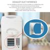 Exhaust Duct Hose Connector ABS Easy Installation 150mm Thread Design Air Conditioner Exhaust Hose Coupler for Home