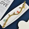 Summer Fruit Pendant Bag Charm With Metal Chain For Fashionable Women