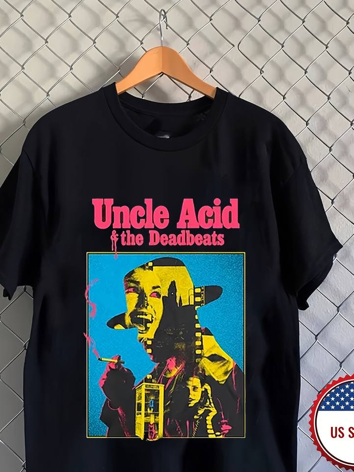 2026 New Uncle Acid and The Deadbeats Band T-shirt with Iconic Music Print, Suitable for Concerts and Daily Wear