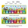 100x38cm Kid Animal Music Piano Mat Toddlers Floor Keyboard Dance Mat 13 Key Kid Musical Toys Educational Toys for Kid Gifts