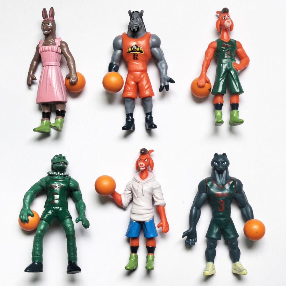 6pcs Anime Movie GOAT Anime Figure Will Harris Jett Fillmore Lenny Williamson Action Model PVC Desktop Statue Collection Toy Gif