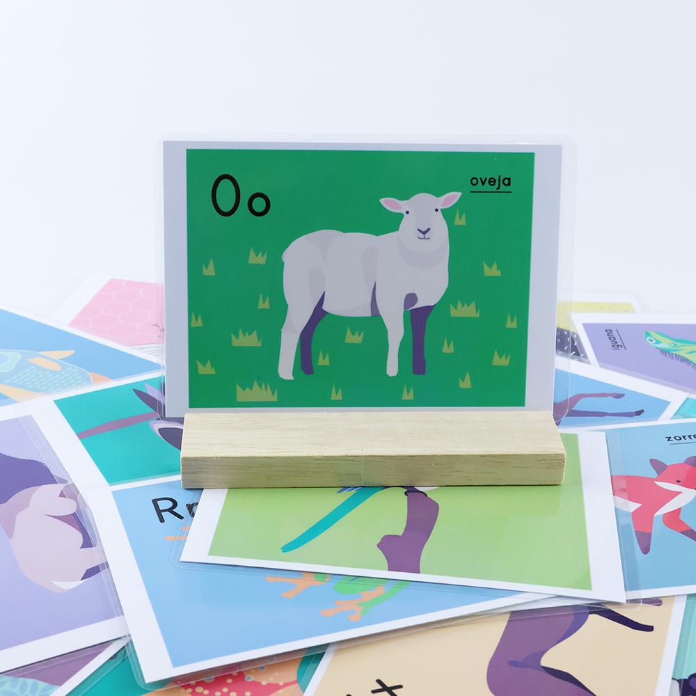 non-toxic Children Spanish Cognition Cards Early Educational Learning Baby Development games Preschool Montessori Toys Flashcards For Kids