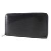 LOUIS VUITTON Zippy Organizer Purse M62643 Noir black Epi Leather mens Used