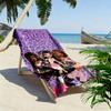 Bratz Cartoon Print Beach Towel, Large Soft Quick Dry Towel for Beach Camping Swimming