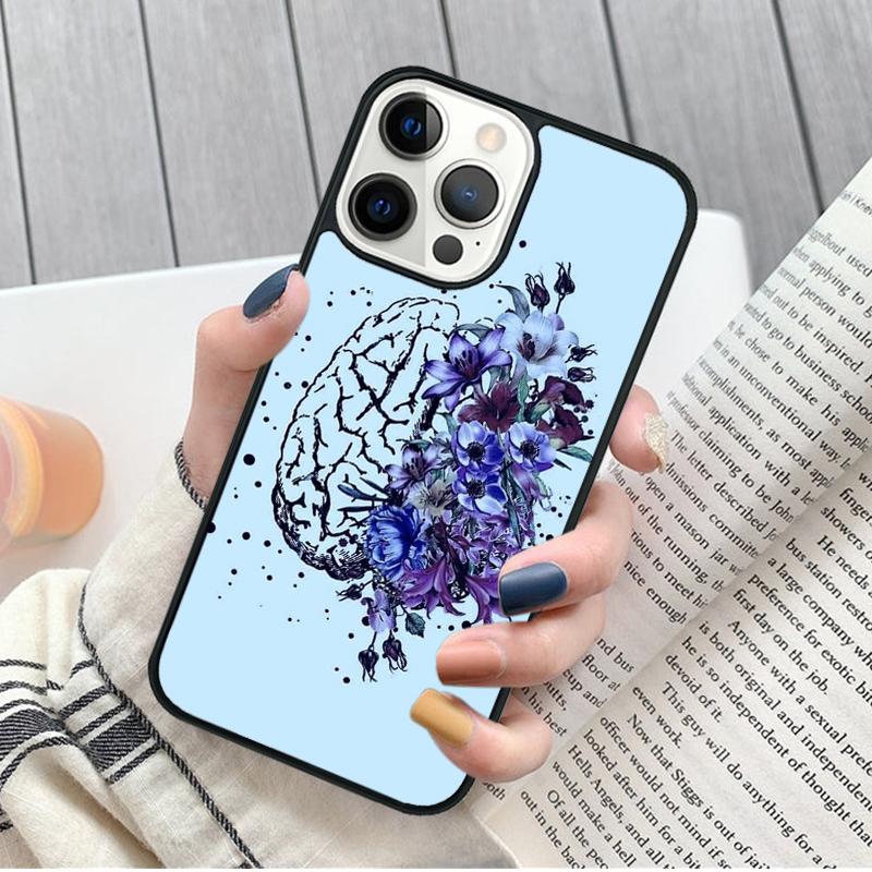 Human Organs Brain Phone Case for iPhone 17 Air 16 15 14 12 13 PLUS 11 PRO MAX Cover Fundas Shell