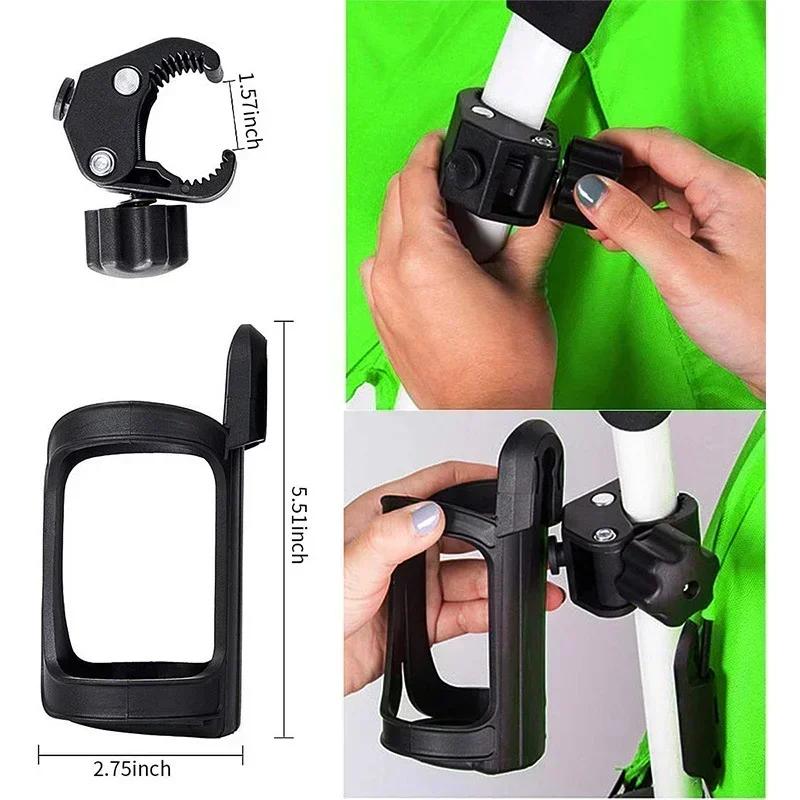 360 Rotation Bicycle Bottle Cage Handlebar Mount Drink Water Cup Holder Kid Bicycle Bottle Bike Stroller Mobile Phone Accessory