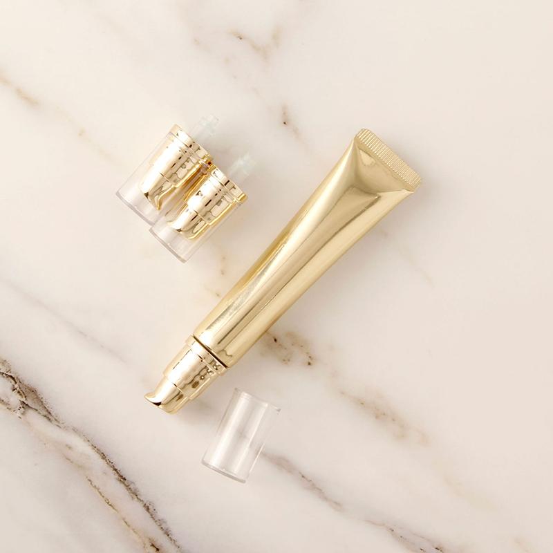 1 Pcs Empty Squeeze Tube Soft Pump Head Massage Head Hose Sample Bottle Eye Cream Lip Gloss Lotion Cosmetic Container Diy Makeup