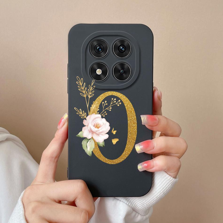 Case For Redmi Note 14 Pro Plus Simple Letter Soft Liquid Silicone Shockproof Phone Cover For Redmi Note14 14Pro 4G 5G Fundas