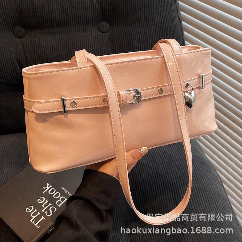 Bag Women's 2025 New Trendy Fashion Textured Shoulder Underarm Bag Spring Casual Versatile Commuter Pillow Bag