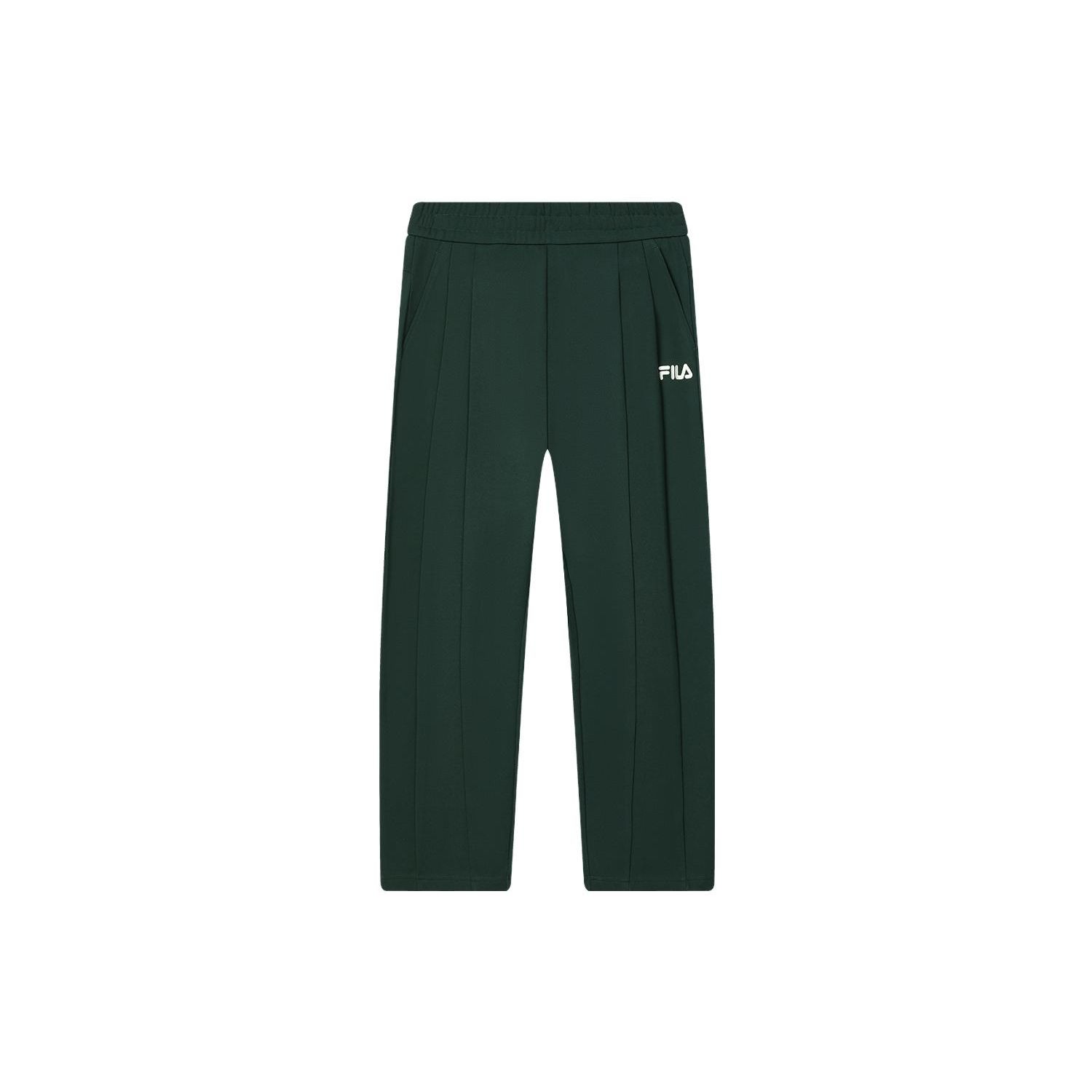 

FILA Solid Color Knitted Straight Leg Casual Pants Men bottoms Night-Shadow-Green F11M418603F-GN XXL