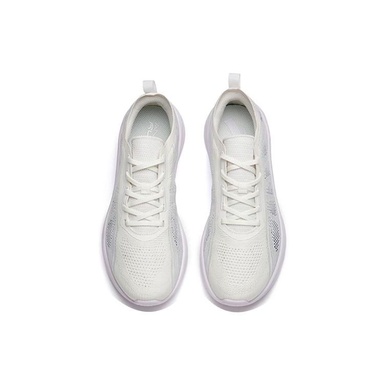 Anta Hydrogen Run III Breathable Low Top Running Shoes Women's White Purple 122225540-1