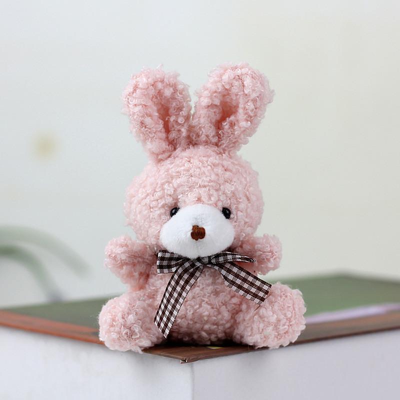 Adorable Small Bunny Plush Toy Cute Rabbit Doll Soft Purse Charm Gift