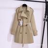 Trenchcoat Damen neuer Frühling und Herbst kleiner Sinn mittlerer und langer Taille Temperament beliebter Mantel dieses Jahr