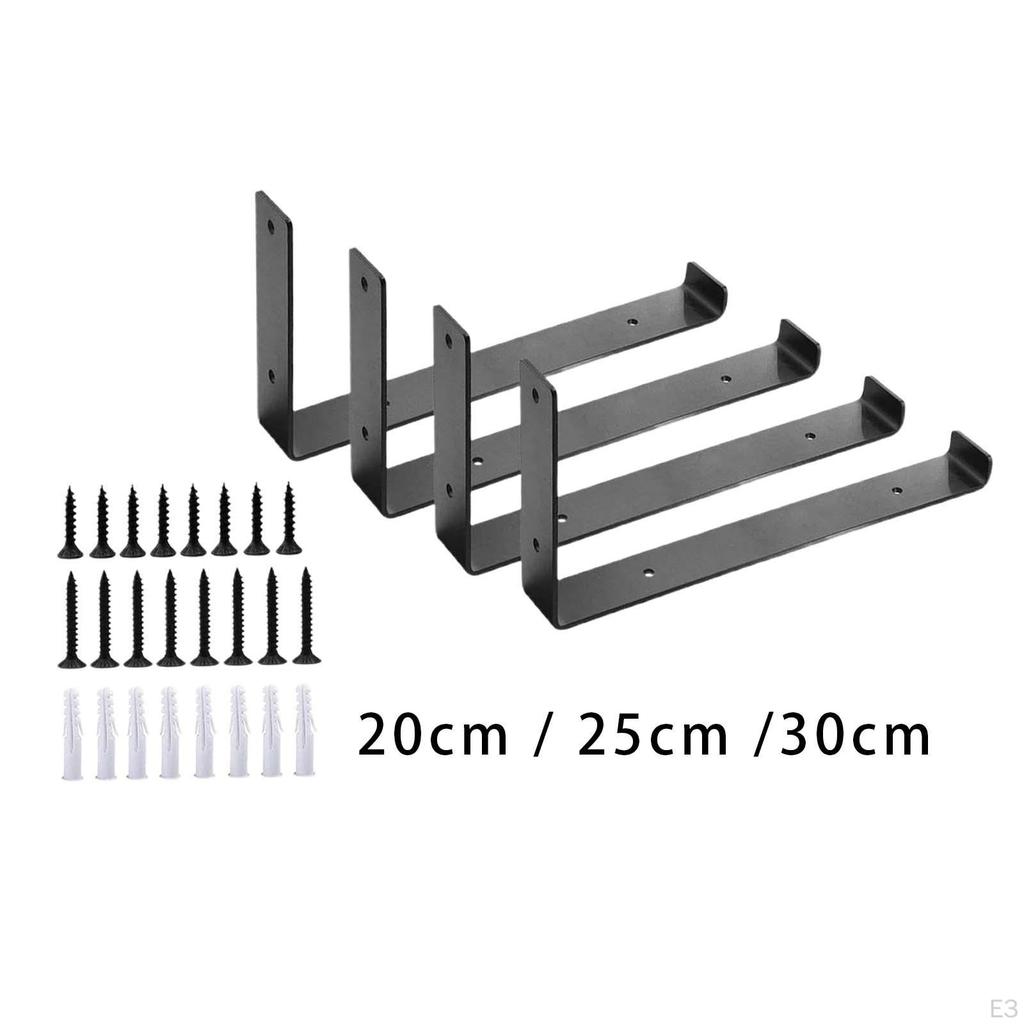 Shelf Brackets 90 Degree Angle Board Holder Modern Corner Brace Support for