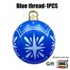 Super 60cm Blow Up Christmas Ball PVC Inflatable Ornament for Outdoor Yard Porch Garden Holiday Party Decor