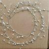 Wedding Acrylic Crystal Bead Strands with Aluminum Wire and Water Drop Design for Light Strings and Decorations