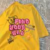Find Your Way Life Is Amusing Mens T Shirt Harajuku Loose T-Shirt Anime Tee Clothes Casual Wears Tops Fashion Loose T Shirts