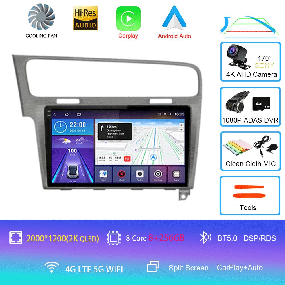 

Автомобильное радио Android 14 для Volkswagen VW Golf 7 MK7 GTI 2013-2020 Carplay HD Мультимедиа Авто Qualcomm GPS Стерео Видео Плеер 2din
