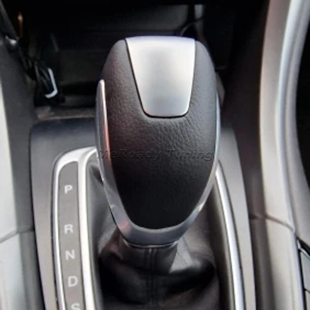 Kožená hlavice řadicí páky hlavice řadicí páky pro Ford Mondeo Fusion Ecosport Edge S-max 2013-2018 interiérové ​​doplňky