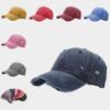 Classic Baseball Cap For Men Women With Water Wash Retro Style Sun Protection Adjustable Fit