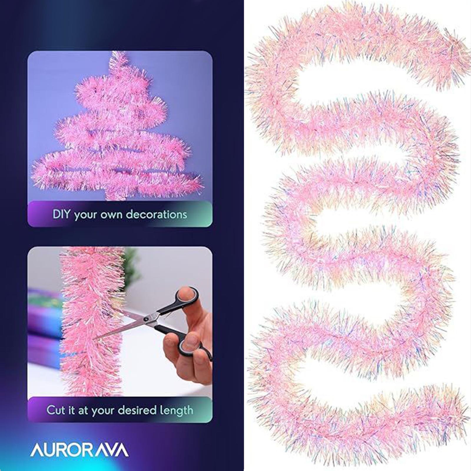 

Праздничные декоративные шерстяные полоски используются для рождественских украшений в помещении или на открытом воздухе. One Size белый