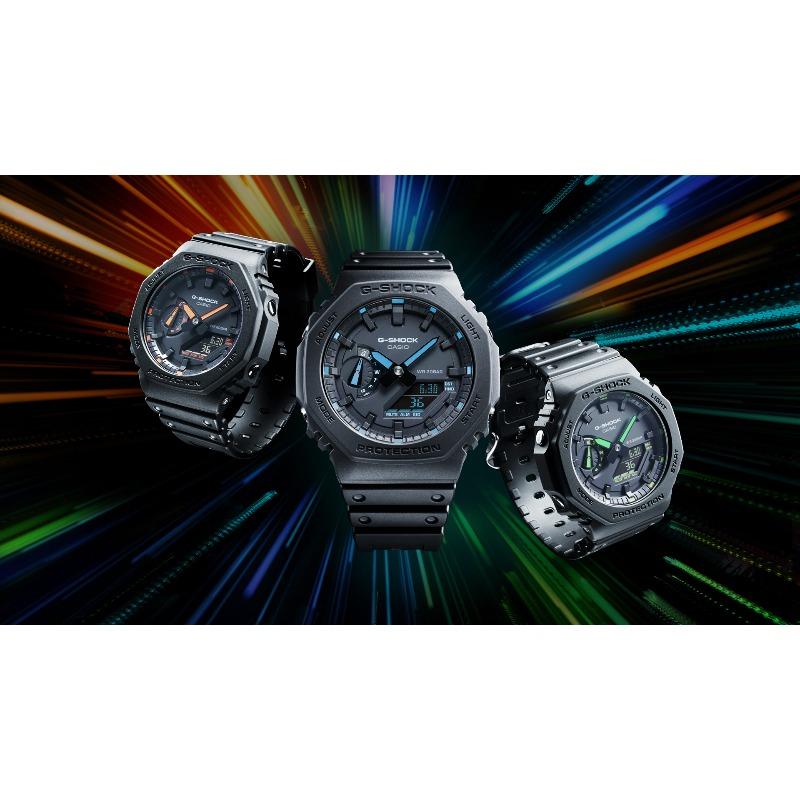 Casio Men's Resin 200M Water Resistant Digital Shock Resistant Quartz Watch GA-2100-1A3
