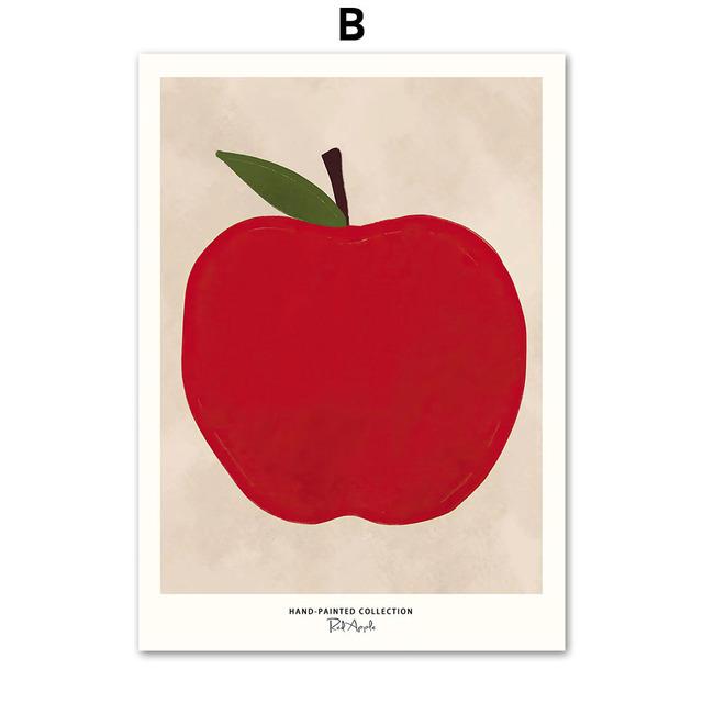 

Кошка Вишня Мороженое Желудь Яблоко Солнце Луна Весело Мультфильм Старинные Плакаты Печать Стены Искусства Холст Картины Kawaii Детская Детская Комната Декор Без Рамки 21*30cm No Frame