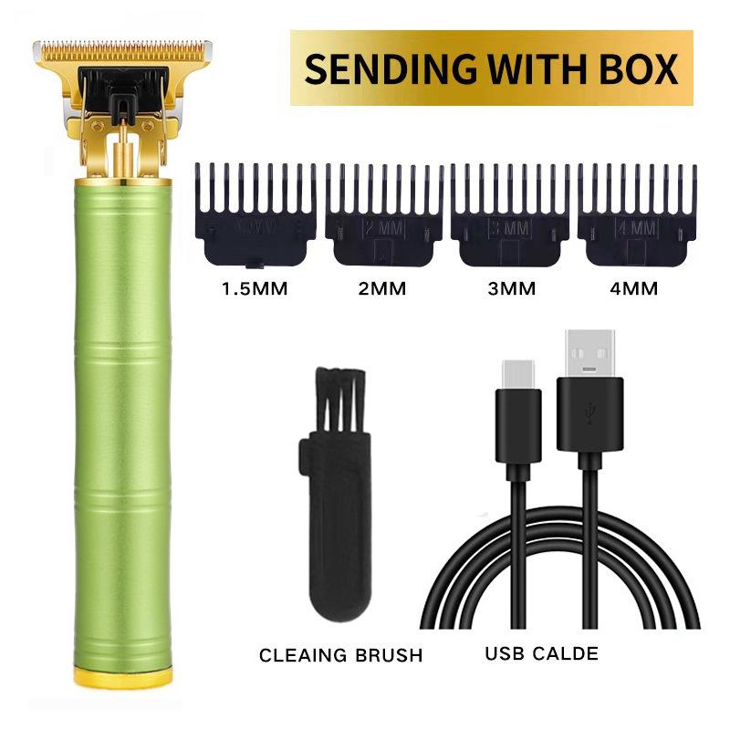 Akumulatorowa Profesjonalna Elektryczna Maszynka do Włosów dla Salonów - Uniwersalne Regulowane Ostrze, Stylizacja dla Dorosłych, Biały Trymer