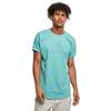 T-Shirt Urban Classics Long Shaped Turnup - blau - XXL