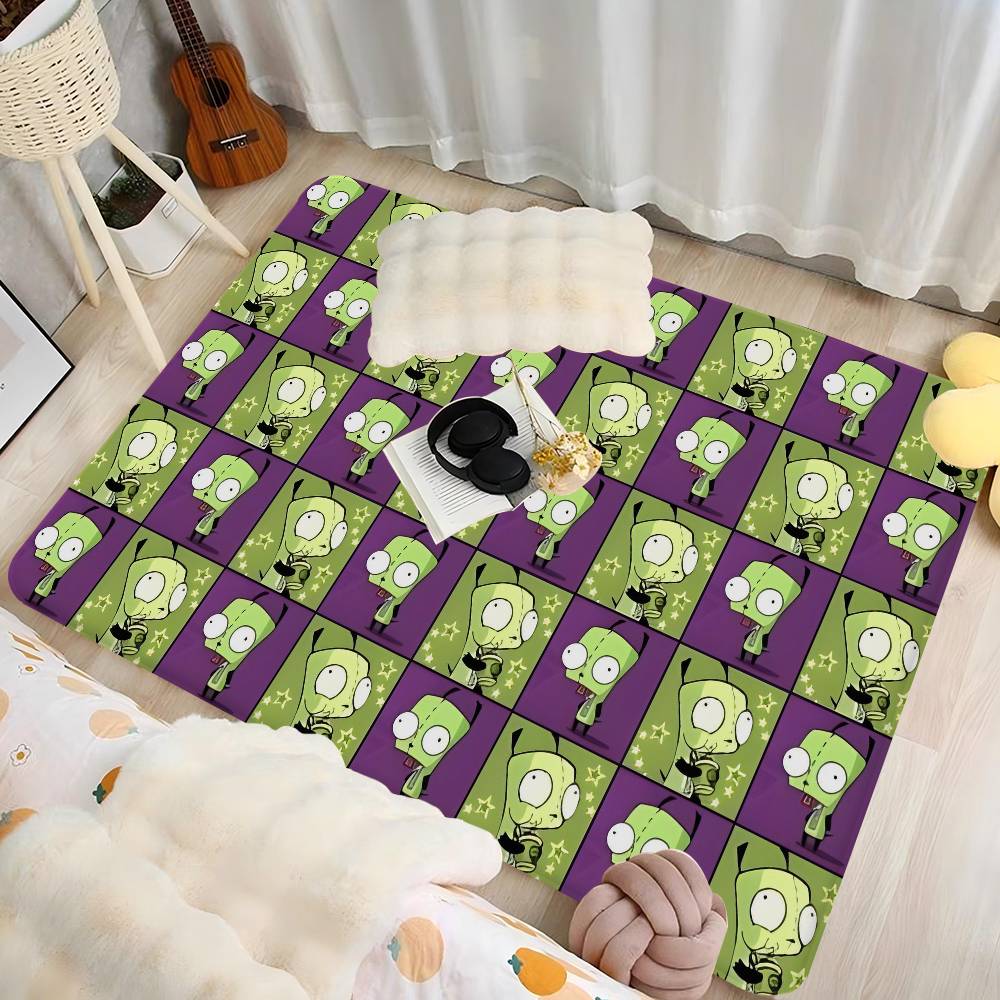 I-Invader Z-Zim Cartoon Floor Mat Nordic Style Home Doormat Bathroom-Toilet Mats Bedroom Hotel Decor Mat