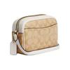 Coach Jamie 21 Classic Monogram Heart Non-Detachable Shoulder Strap Zipper Closure Synthetic Leather Shoulder Crossbody Bag Small CO939-IMOTV