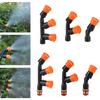 1/2"1/4" Garden High Pressure Atomizing Adjustable Nozzle with Threaded Single/Dual/Triple Nozzle Irrigation Pesticide Sprinkler