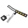 Windshield Electric 5 Star Wanted Car LED Reflective Stickers Replacement Car Window Sticker Glow Panel Decoration Accessories