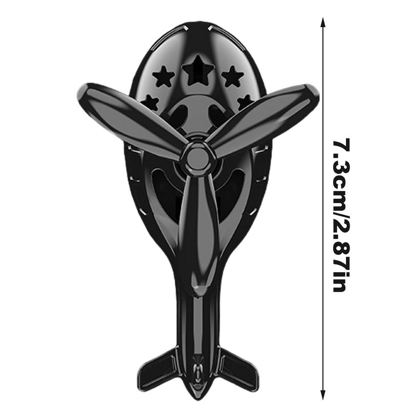 Osvěžovač vzduchu do auta ve tvaru letadla Větrací otvor Vrtulník Výdech vzduchu Otočná vrtule Difuzér Klip Inovativní Aromaterapeutická ozdoba Vzduch