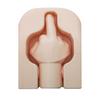 Wall Hook Coat Hanger Strong Load-Bearing Easy to Install Funny Middle Finger Wall-Mounted Decorative Hook Storage Organizer