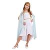 Dívčí řecká toga princezna Kostým Bez rukávů Splývavé šaty Patchwork Zip Halloweenská párty Čelenka v ceně