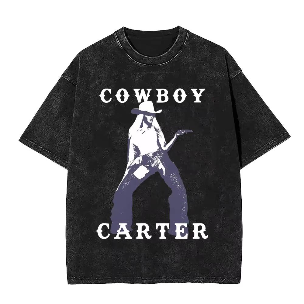 Retro Tvättad Beyonce Renaissance Världsturné T-shirt Album Konsert Musik T-shirts Herr Dam Vardaglig Bomull Vintage T-shirts