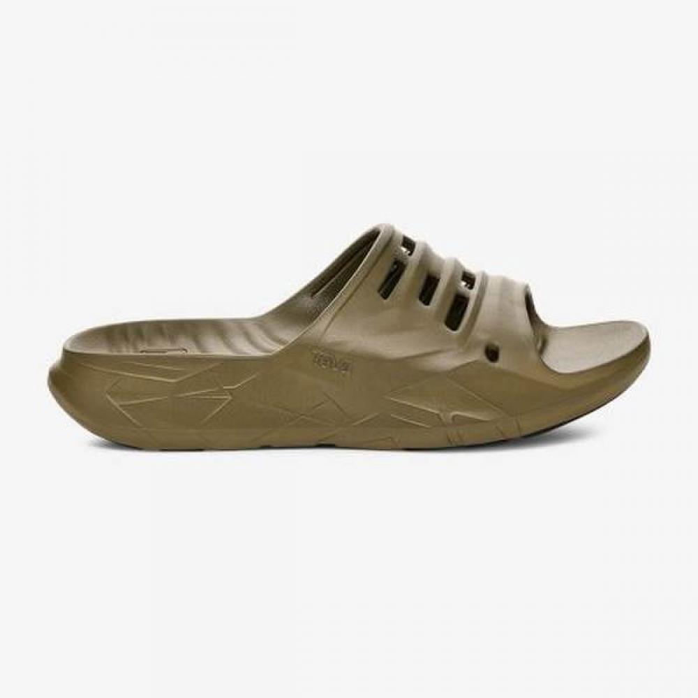 Teva Recovery Slipper Men Afrettrail Slide Khaki Stvm2514651 Dol 290