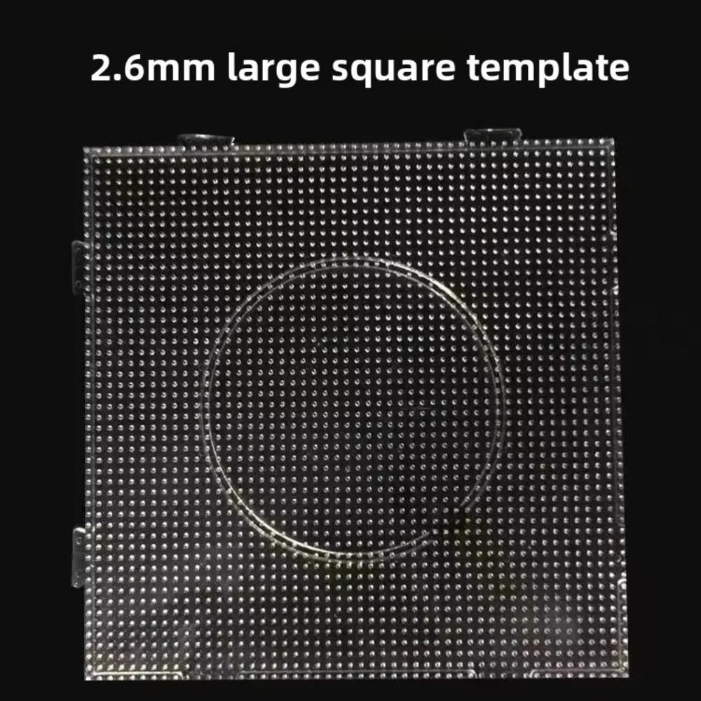 High Quality Perler Hama Beads Handmade Crafts Decor Three-dimensional Heat Resistant Round Template DIY Make Puzzle 52*52 Dot