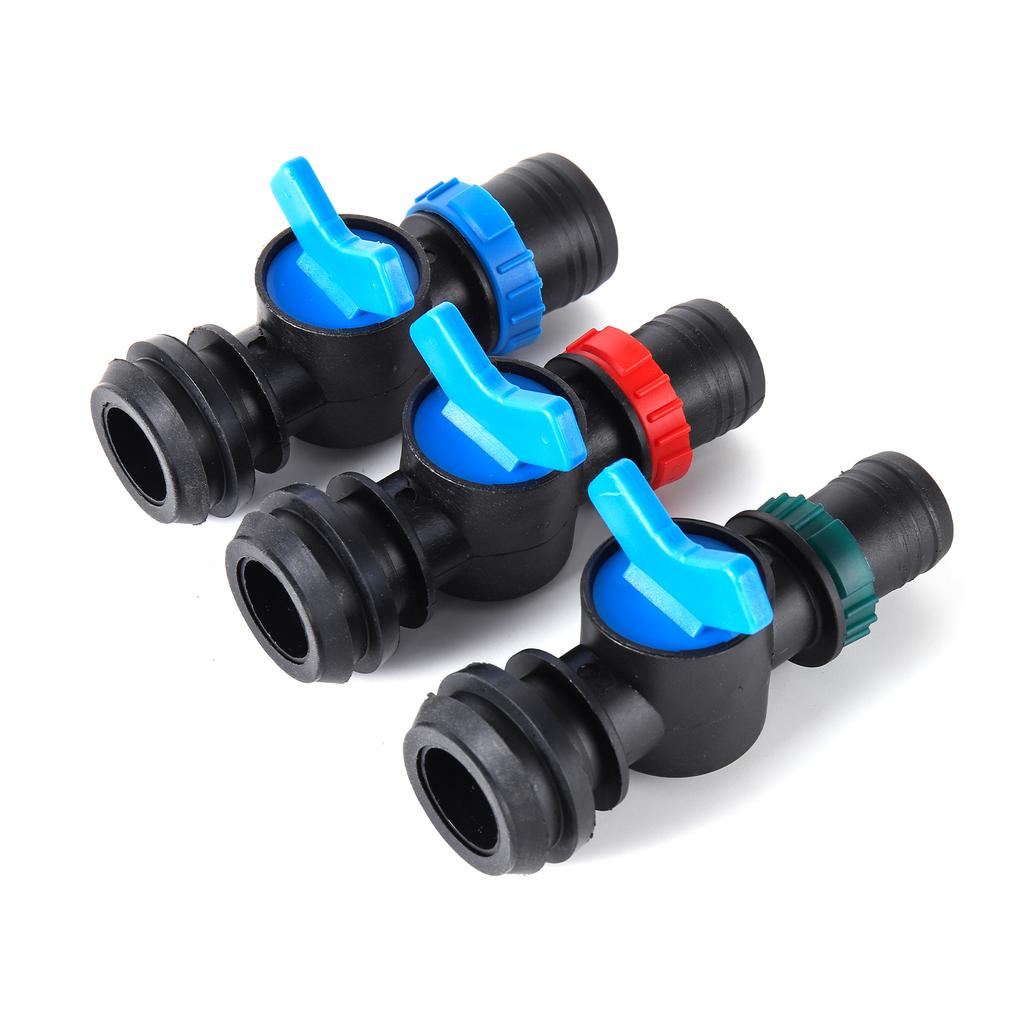 25/28/32mm Drip Irrigation Pipe Valve Connector Barb Switch Valve Drip Pipe Parts Drip Irrigation Or Sprinkler System Barb Conne