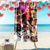 DFB Players Print Beach Towel, Large Soft Quick Dry Towel for Beach Camping Swimming