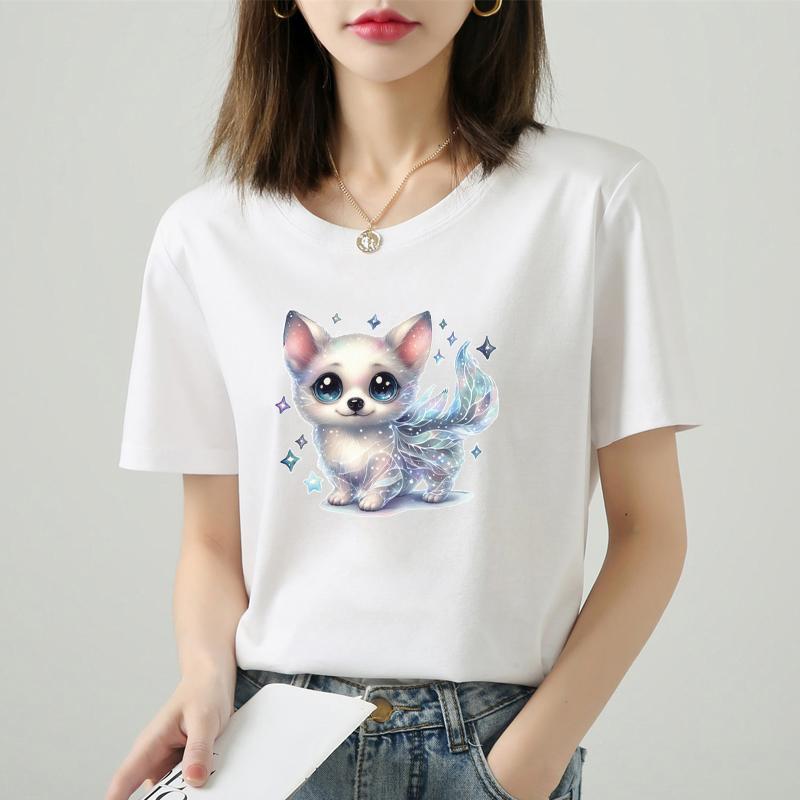 Tierflicken Heiße Aufkleber Katze T-Shirt DIY Kleideraufkleber Hoodies Aufnäher Kleidung Hitzepresse Applikation Aufnäher Auf Kleidung