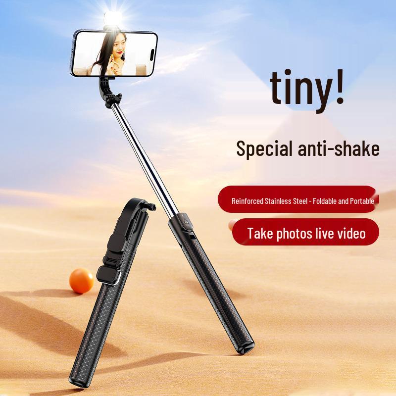 Bastão de Selfie Bluetooth Universal Mais Vendido & Tripé Estabilizador Anti-Tremor para Transmissão ao Vivo de Celular