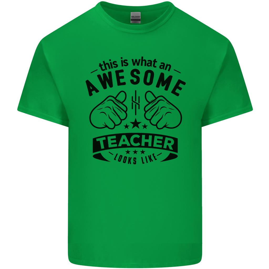 Awesome Teacher Looks Like Teaching Funny Unisexs Light Cotton TShirt