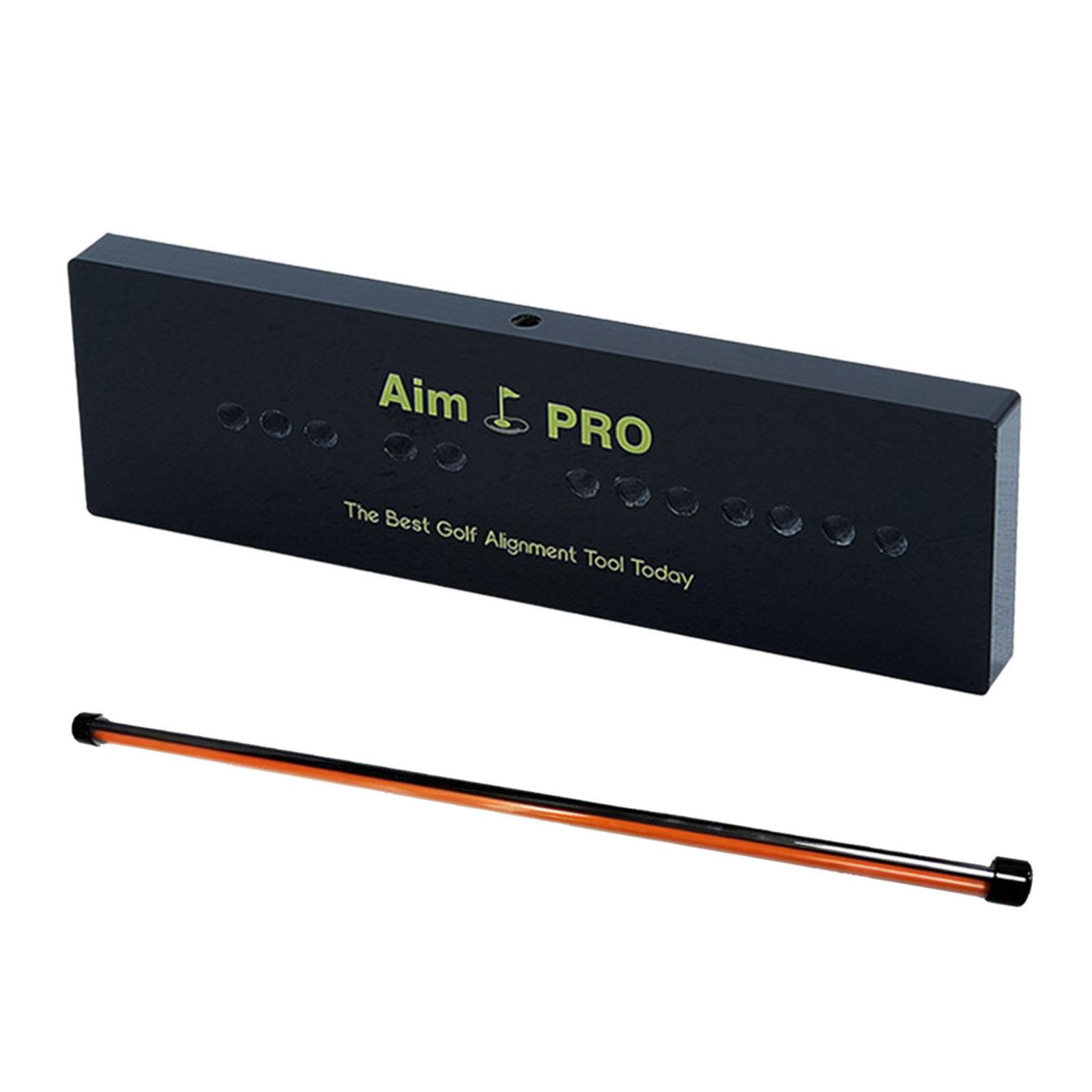 

Portable Golf Alignment Sticks with Acrylic Holder Swing Training Aid for Golf Improvement and Practice Gift for Men