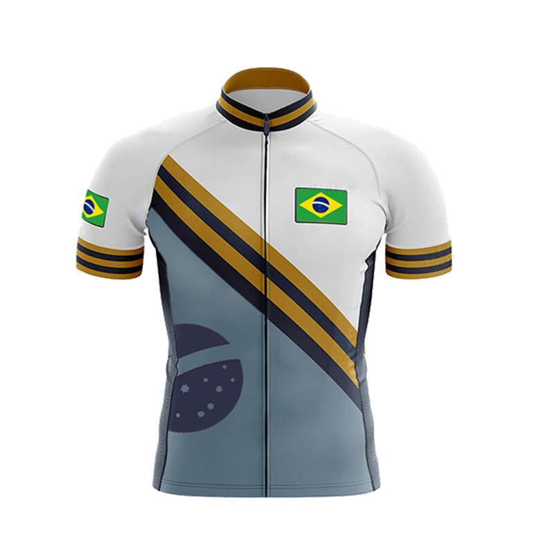 2026 Brazil New Cycling Team Jersey Bike Shorts Bib Set Ropa Ciclismo MenS MTB Shirt Summer Bicycling Maillot Bottom Clothing
