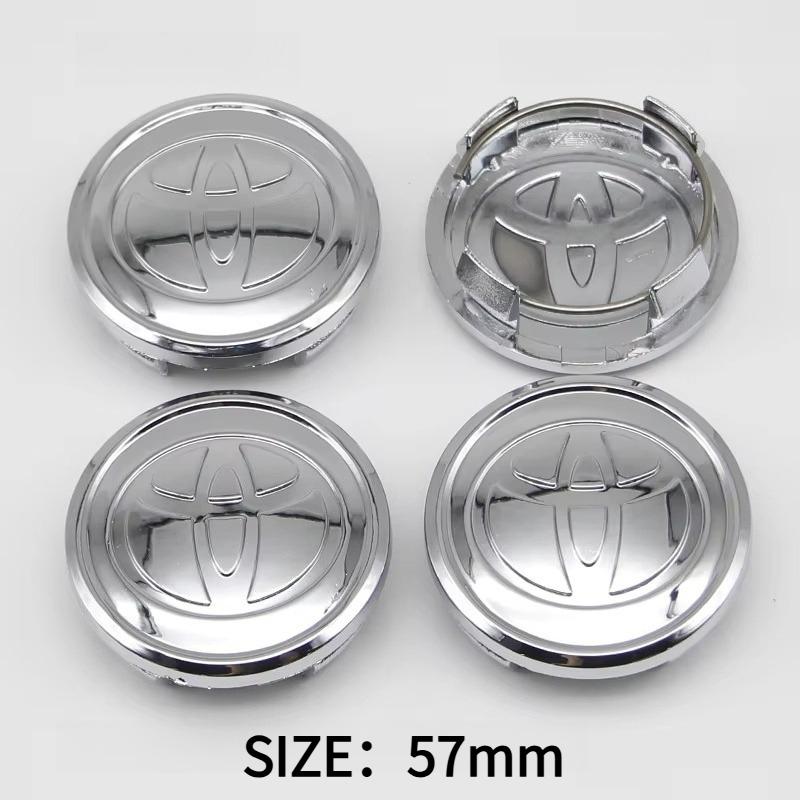 4Pcs 57/62mm Car Wheel Center Hub Cap Wheel Rim Cover for Toyota Corolla RAV4 Levin Yaris C-HR Camry Prado Prius Car Accessories