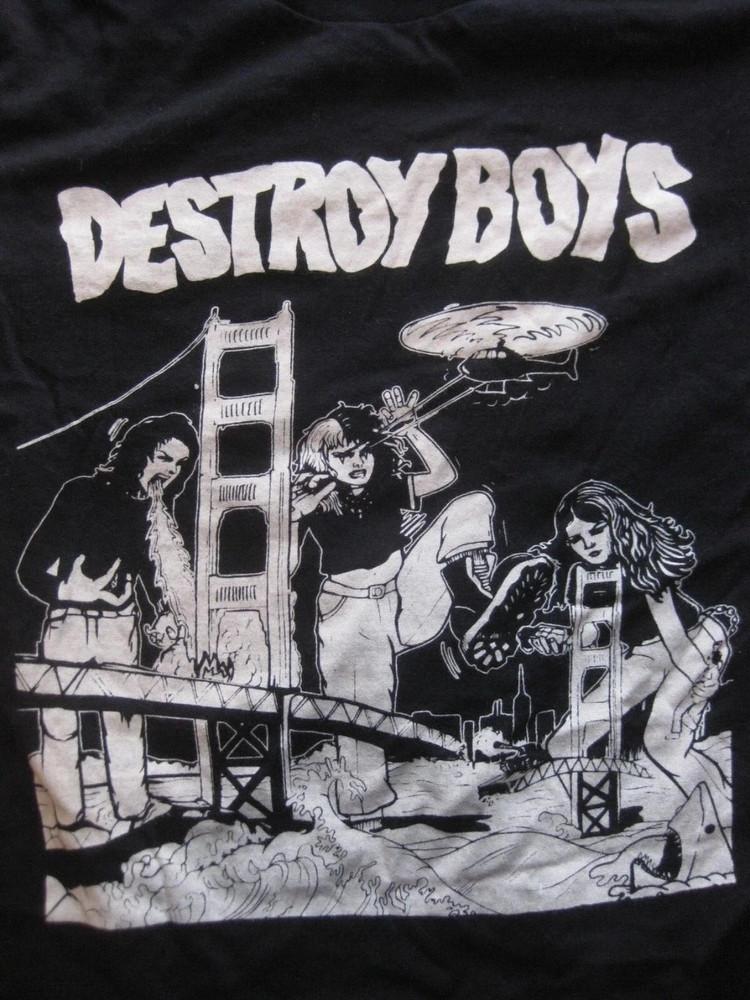 

DESTROY BOYS - black T-Shirt Full Size S To 5XL Gift For Fan QA813 Unisex T-Shirt XL