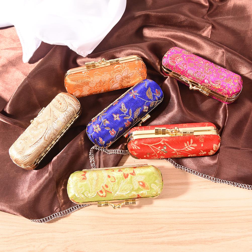 1PC Lipstick Box Single Lipstick Storage Case Cosmetic Bags With Mirror Women Makeup Storage Box